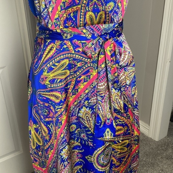 Forever 21 Juniors Blue sleeveless long maxi dress size M - Picture 5 of 14